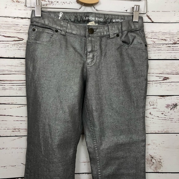 Girls Lands’ End Pencil Leg Jeans | 10 - Picture 2 of 6